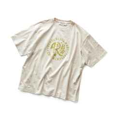 *RIVENDELL×AMERICANA* RBW logo t-shirt (oatmeal)