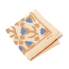 *RON'S BIKES* larons tulips and holly bandana (periwinkle tan)