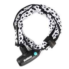 *BLUE LUG* compact wire lock (dalmatian)