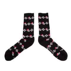 *RON'S BIKES* mid-weight mid-calf socks (black)