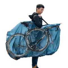 *FAIRWEATHER* bike carry bag (slate blue)