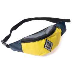 *ATMOSPHERE MOUNTAIN WORKS* pole creek fanny bag (yellow/navy)