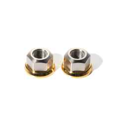 *RUNWELL* elite hub nut (silver/gold)　