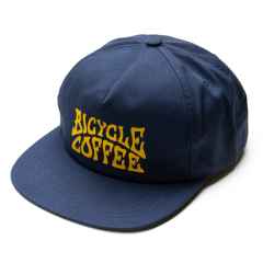 *BICYCLE COFFEE* crest snap back cap (navy)
