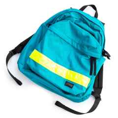 BLUE LUG* THE DAY PACK (black/yellow reflector) - BLUE LUG