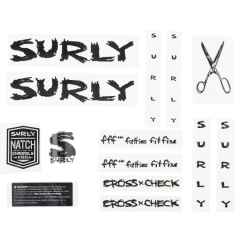 *SURLY* cross check new frame decal set (black)