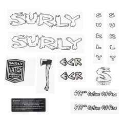 *SURLY* ECR new special frame decal (white)　