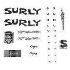 *SURLY* ogre new frame decal set (black)　
