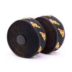 *PDW* wraps bar tape with grip (pizza)