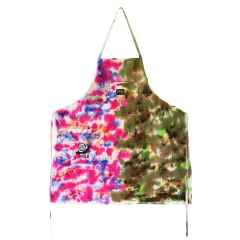 *REALM* hand dyed apron (split dye)