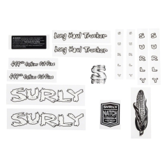 *SURLY* long haul trucker new frame decal (white)　