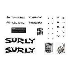 *SURLY* straggler new frame decal (black)