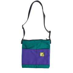 *TAXI BAGS* pouch with strap (L/teal/purple)