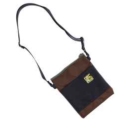*TAXI BAGS* pouch with strap (M/brown/black)