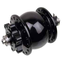 SON NABENDYNAMO* SON 28 disc (black) - BLUE LUG GLOBAL
