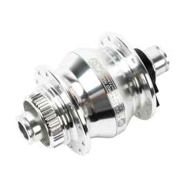 SHUTTER PRECISION* PL-7 dynamo disc hub (silver) - BLUE LUG GLOBAL