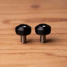 BLUE LUG* bumpy crank cap set (black) - BLUE LUG GLOBAL ONLINE STORE