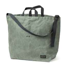 BLUE LUG* 137 tote bag (wax olive) - BLUE LUG GLOBAL ONLINE