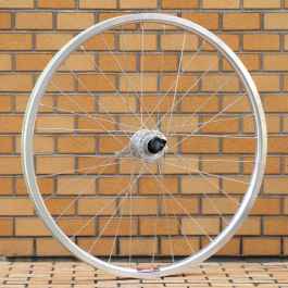 VELOCITY* cliffhanger 650B dynamo wheel (polish) - BLUE LUG