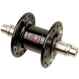 PHILWOOD* narrow flange hub front (green/28h) - BLUE LUG