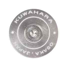KUWAHARA* retro inspired stem cap (silver) - BLUE LUG GLOBAL