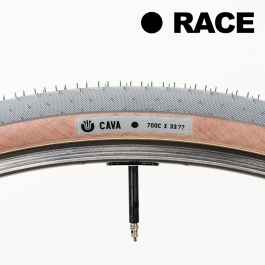 ULTRADYNAMICCO CAVA 700C X 33?? タイヤ ULTRADYNAMICO* cava race tire (gray/700/33) - BLUE LUG