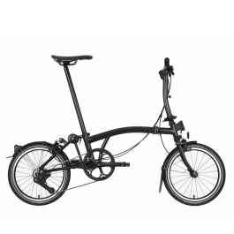 BROMPTON* P-line urban 完成車 (midnight black metallic) - BLUE LUG