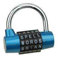 *WORD LOCK* pad lock (blue)