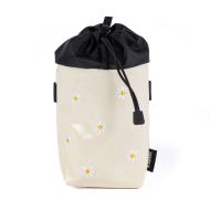 TEMBEA×FRIDAY* flower embroidery stem bag (gingham black