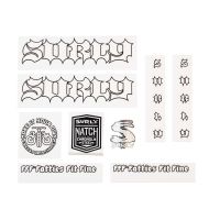 Surly Cross Check Frame Decal Set - White, with Scissors - Modern Bike