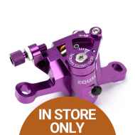 *EQUAL* post mount disc brake (clear purple)