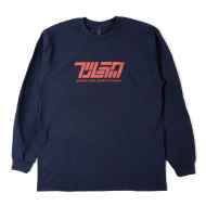 *BLUE LUG* japanese kana logo long sleeve t-shirt (navy)