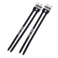 *MASH* MKS × MASH leather double toe straps (black)