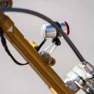 BUSCH+MULLER* small smaller-μ rear light (silver) - BLUE LUG