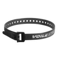 *VOILE* nylon buckle strap (black/white)