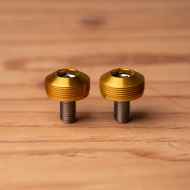 *BLUE LUG* bumpy crank cap set (gold)