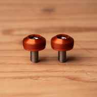 *BLUE LUG* bumpy crank cap set (mango)