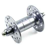 PHILWOOD* Pro high flange track hub front (red) - BLUE LUG