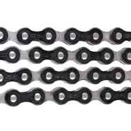 *IZUMI* jet black bicycle chain (silver)