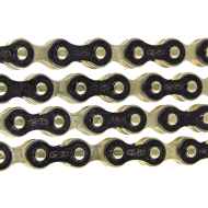 *IZUMI* jet black bicycle chain (gold)