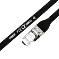 *MKS* fit-α sports leather strap (black)