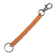 *SUPER COIL* clip on key coil (brown)