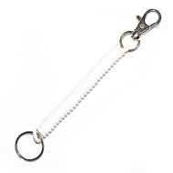 *SUPER COIL* clip on key coil (white)