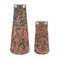*BERTHOUD* leather mud flap set (cork)
