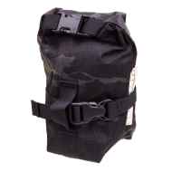 OUTER SHELL ADVENTURE* rolltop saddlebag (blacked out