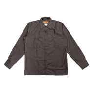 *BLUE LUG* box cut mechanic shirt (brown)