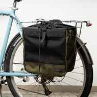 *BLUE LUG* grocery pannier (olive)