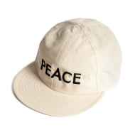 *PEACE SPORTS* peace world cap (white/text)