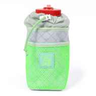 *BLUE LUG* stem pouch (ecopak light gray/mesh green)