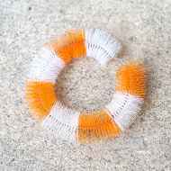 *BLUE LUG* hub shiner (orange/white)